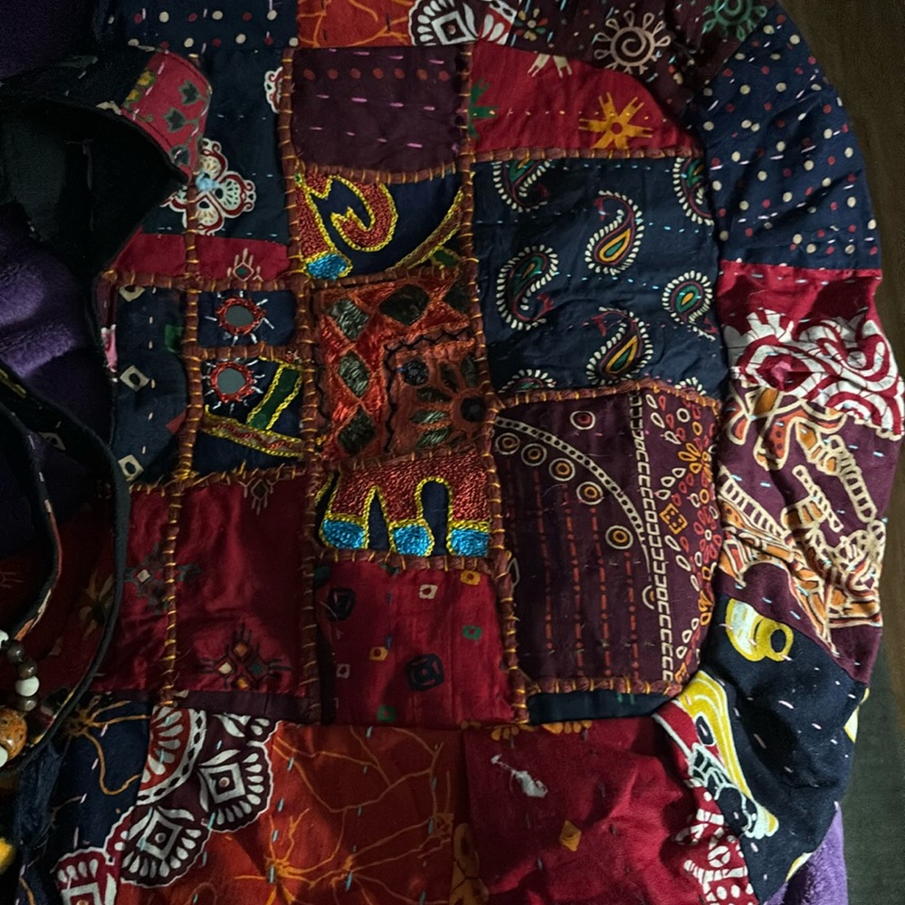 Tribe Azure made in India handcrafted fair trade bag